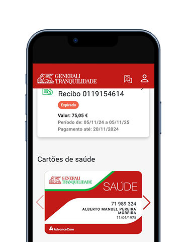 Cartão Saúde App Generali Tranquilidade