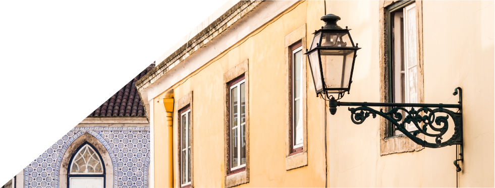 Fachadas de casas típicas portuguesas