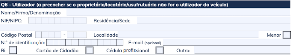 Print de declaração de venda automóvel