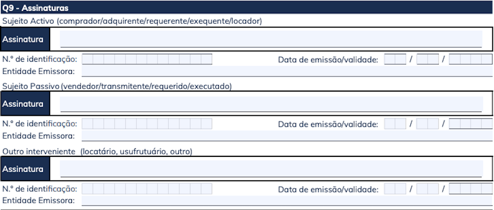 Print de declaração de venda automóvel 