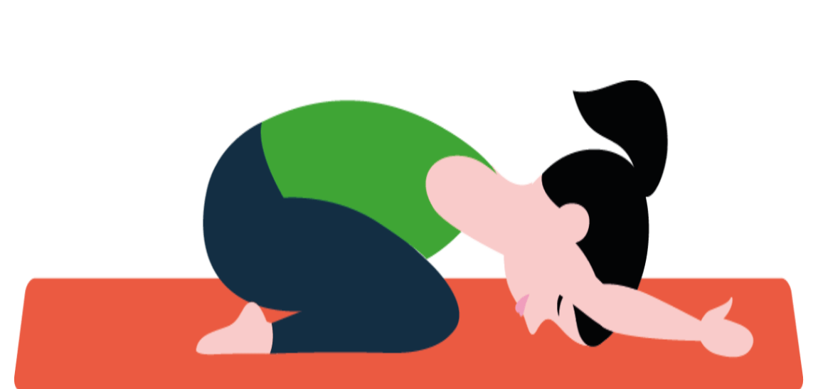 Postura da criança - Yoga