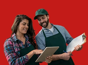 homem e mulher a trabalhar